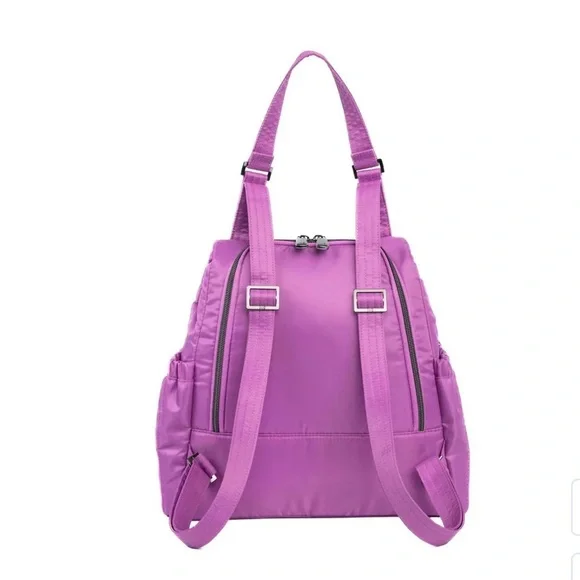 Lug Skyhop Convertible Backpack - Acai Berry NWT - Picture 3 of 11